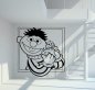 Preview: Wandtattoo 46179 Ernie Sesamstraße